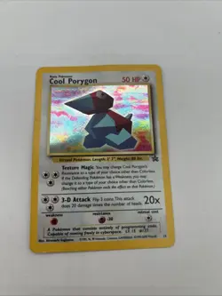 Pokemon TCG Cool Porygon Holo Rare Black Star Promo Card 15/53 WOTC - FREE SHIP - Image 1