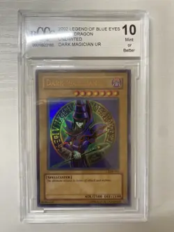 Yu-GI-Oh! - Graded/PSA 10 LOB-005 Dark Magician - 2002 MINT - North American - Image 2