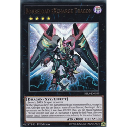 Borreload eXcharge Dragon Yu-Gi-Oh! RIRA-EN039 1st Ultra Rare - Image 1