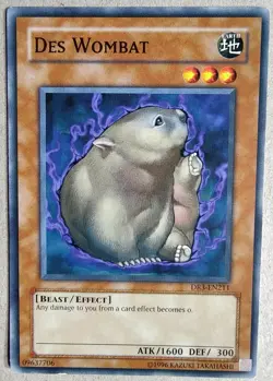 Des Wombat - Yu-Gi-Oh! - DR3-EN211 - Unlimited - Common - LP - Image 1