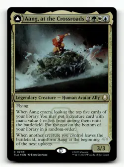 Aang, at the Crossroads 203 Foil R Avatar: The Last Airbender - Image 1