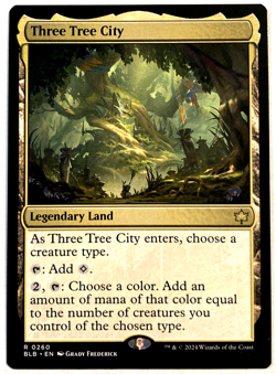 MTG Three Tree City Bloomburrow 260 NM - Image 1