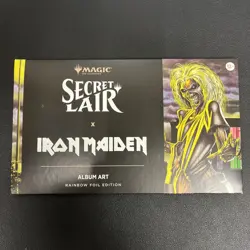Iron Maiden Secret Lair Rainbow Foil MTG Album Art Sealed New - Image 1