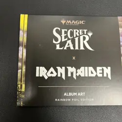 Iron Maiden Secret Lair Rainbow Foil MTG Album Art Sealed New - Image 2