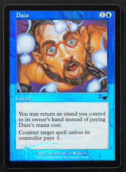 Daze FOIL Magic Card Nemesis MTG - Image 1