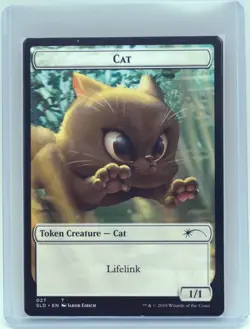 Token Cat/Cat 027/028 NM MTG Secret Lair Drop Series Cat OMG Kitties - Image 1