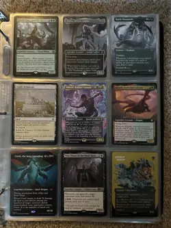 MTG Lot - 180 Cards And Binder - All Rare Or Mythic - Several Foils - Image 3