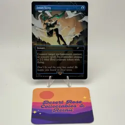 MTG Swan Song 1591 Rainbow Foil Borderless Secret Lair Drop Series Hatsune Miku - Image 1