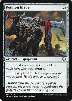 MTG CMR Commander Legends Pennon Blade Card 329/361 U - Image 1