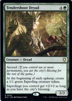 MTG Tendershoot Dryad (242) | NM | Commander: Bloomburrow {BLC} - Image 1