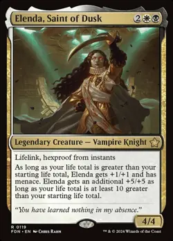 x1 Elenda, Saint of Dusk R MTG Foundations M/NM, English - Image 1