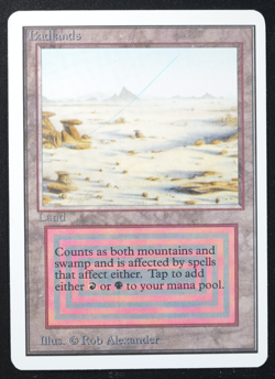 Badlands Magic Card Dual Land Unlimited MTG Reserved List - Image 3