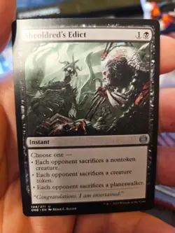 MTG - Phyrexia: All Will Be One - Sheoldred's Edict - NM - NF - Image 1