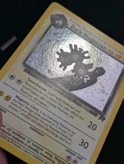 Dark Magneton - 11/82 - Pokemon Team Rocket Unlimited Holo Rare Card WOTC LP - Image 2
