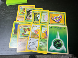 Pokemon 10 Card Lot - 1st Ed. Early sets Unlimited Jungle Fossil Others PL13 - Image 1