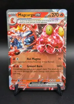 Pokemon Magcargo ex 029/167 - SV Twilight Masquerade - Half Art Card - Image 1