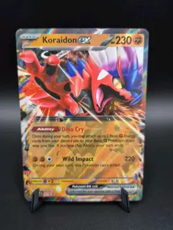 Pokemon Koraidon ex SVP029 Black Star Promo Half Art Card Trading Card TCG - Image 1
