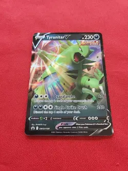Pokemon: Tyranitar V #SWSH109 Black Star Promo Ultra Rare Holo 2021 - LP - E13 - Image 3