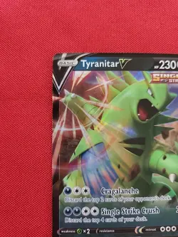 Pokemon: Tyranitar V #SWSH109 Black Star Promo Ultra Rare Holo 2021 - LP - E13 - Image 4