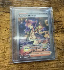 Pokemon Mega Evolution Acerola's Mischief Secret Illustration Rare, #183/132 - Image 1
