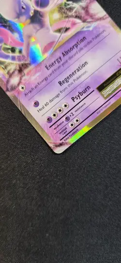 Pokemon Mewtwo EX Holo Ultra Rare TCG Card Evolutions 52/108 - Image 2