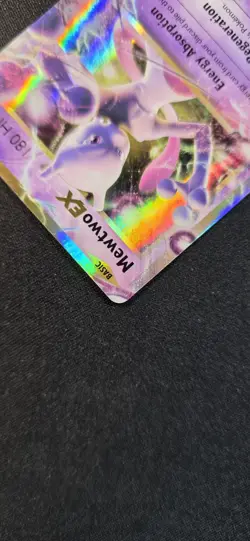Pokemon Mewtwo EX Holo Ultra Rare TCG Card Evolutions 52/108 - Image 5