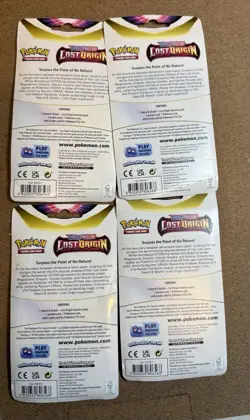 Pokemon TCG: Lost Origin Checklane Blister Pack - Croagunk Sealed - Set Of 4 - Image 2