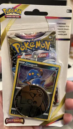 Pokemon TCG: Lost Origin Checklane Blister Pack - Croagunk Sealed - Set Of 4 - Image 3