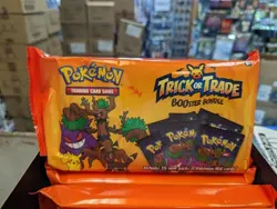 2024 Trick or Trade BOOster Bundle Halloween Packs Pokemon TCG - Contains 35 pks - Image 1