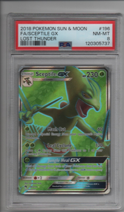 Sceptile GX (Full Art) 196/214 Sm-Lost Thunder Holo for sale online - Image 1