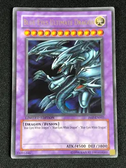YUGIOH BLUE-EYES ULTIMATE DRAGON JMP-EN005 ULTRA NM - Image 1