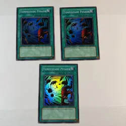 3x PORTUGUESE Heavy Storm PMT-P142 MRD-142 Super Rare 1st Edition Yugioh - Image 1