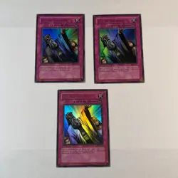 3x SPANISH Solemn Judgment PMT-S127 MRD-127 Ultra Rare 1st Edition Yugioh - Image 1