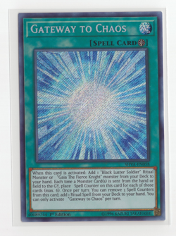 Yugioh Gateway to Chaos SHVA-EN058 Secret Rare 1st Edition Nm - Image 1
