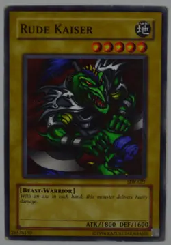 YuGiOh Rude Kaiser SDK-027 Unlimited Edition - Image 1