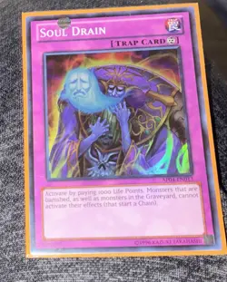 Yugioh Soul Drain - AP04-EN013 - Super Rare - NM - Image 1