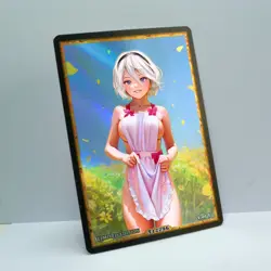 2B Waifu Anime Card LIMITED 1/1 Custom TCG Holo Goddess Story ACG T12296 - Image 2