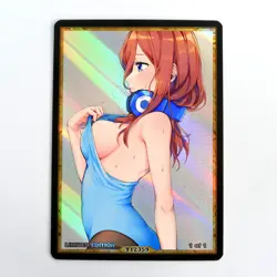Waifu Anime Card LIMITED 1/1 Custom TCG Holo Goddess Story ACG T12359 - Image 1