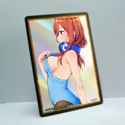 Waifu Anime Card LIMITED 1/1 Custom TCG Holo Goddess Story ACG T12359 - Image 2