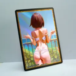 GLORIA Waifu Anime Card LIMITED 1/1 Custom TCG Holo Goddess Story ACG T12334 - Image 2