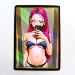 JESSIE Waifu Anime Card LIMITED 1/1 Custom TCG Holo Goddess Story ACG T12343 - Image 1