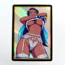 NESSA Waifu Anime Card LIMITED 1/1 Custom TCG Holo Goddess Story ACG T12286 - Image 1