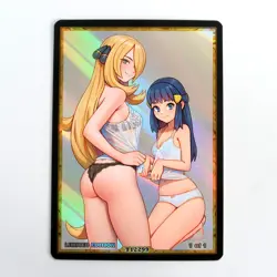 CYNTHIA Waifu Anime Card LIMITED 1/1 Custom TCG Holo Goddess Story ACG T12299 - Image 1