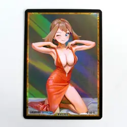 MAY Waifu Anime Card LIMITED 1/1 Custom TCG Holo Goddess Story ACG T12357 - Image 1