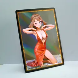 MAY Waifu Anime Card LIMITED 1/1 Custom TCG Holo Goddess Story ACG T12357 - Image 2