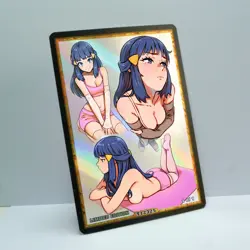 Waifu Anime Card LIMITED 1/1 Custom TCG Holo Goddess Story ACG T12325 - Image 2