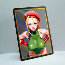 CAMMY WHITE Waifu Anime Card LIMITED 1/1 Custom TCG Holo T12315 - Image 2