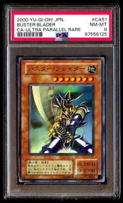 PSA 8 NM Mint Buster Blader CA-51 Ultra Parallel Rare 2000 Japanese Graded Card - Image 1