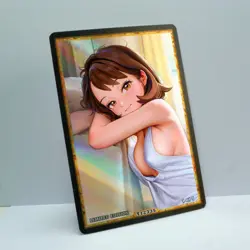 GLORIA Waifu Anime Card LIMITED 1/1 Custom TCG Holo Goddess Story ACG T12335 - Image 2