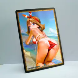 MAY Waifu Anime Card LIMITED 1/1 Custom TCG Holo Goddess Story ACG T12356 - Image 2